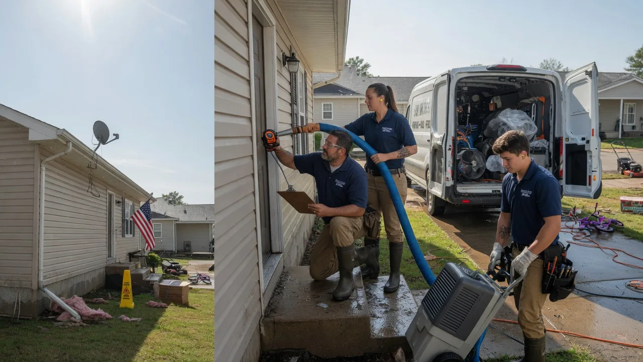Ceiling Water Damage Restoration in Center Point, LA near me